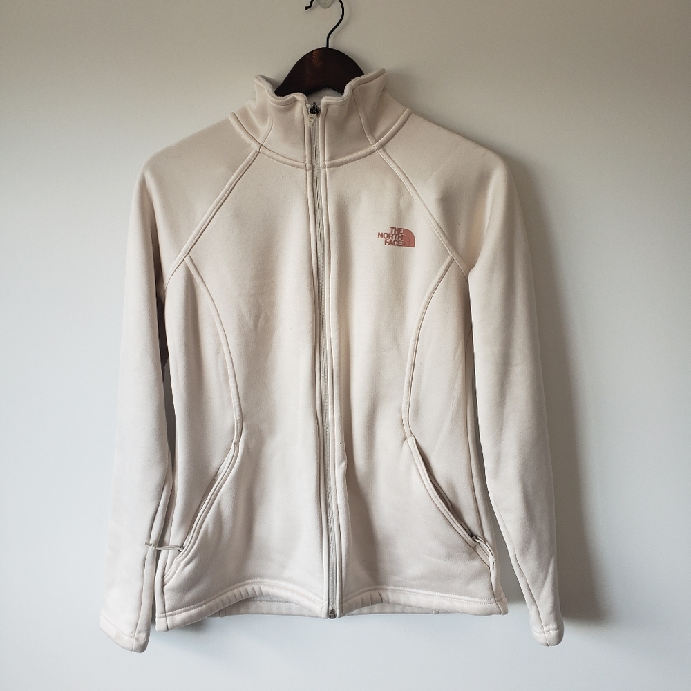 The North Face fleece lined full zip sweater